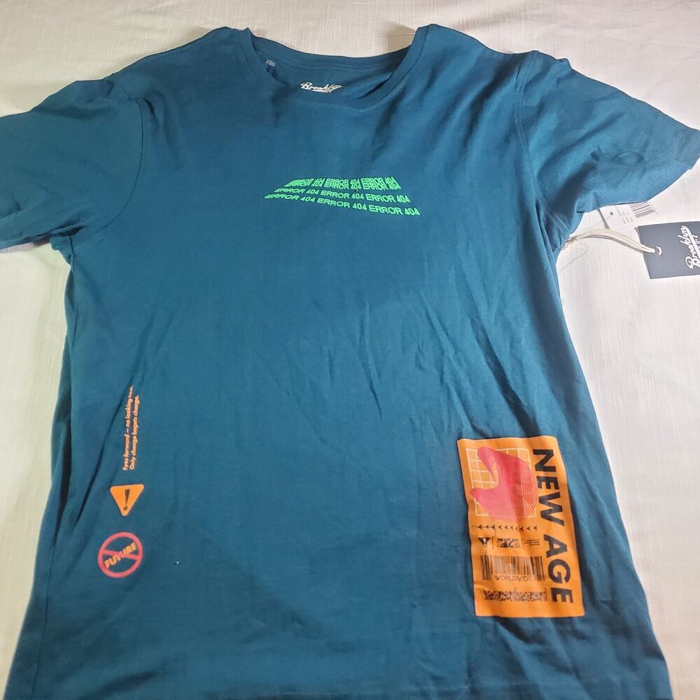 Brooklyn Cloth Boys Size M Medium Short Sleeve Graphic T-Shirt Casual Tee